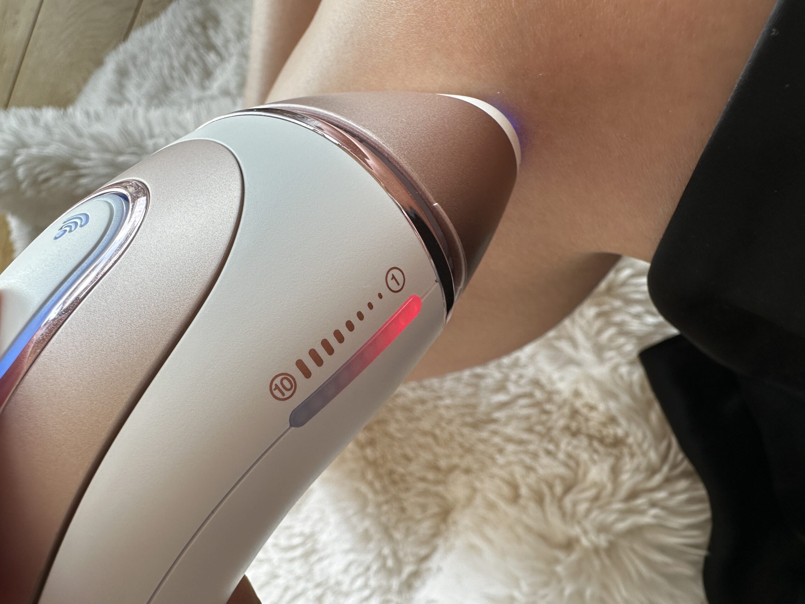 test ipl epilátoru Braum test ipl epilátoru Braum