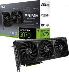 Nejlevnější Asus PRIME GeForce RTX 5070 12GB OC 90YV0M10-M0NA00">