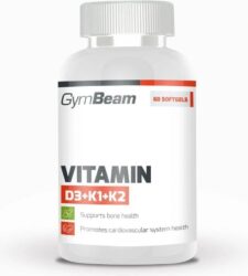 Nejlevnější Gymbeam Vitamin D3 + K1 + K2 60 kapslí">