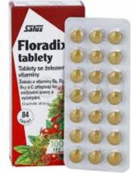 Nejlevnější Salus Floradix bezlepkový 84 tablet">