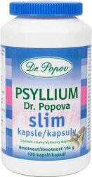 Nejlevnější Dr. Popov Psyllium SLIM 120 kapslí">
