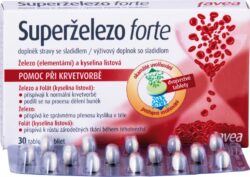 Nejlevnější Favea Superželezo forte 30 tablet">