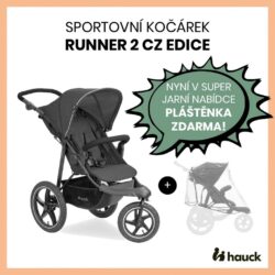 Nejlevnější Hauck Runner 2 Mickey Melange Grey 2024">